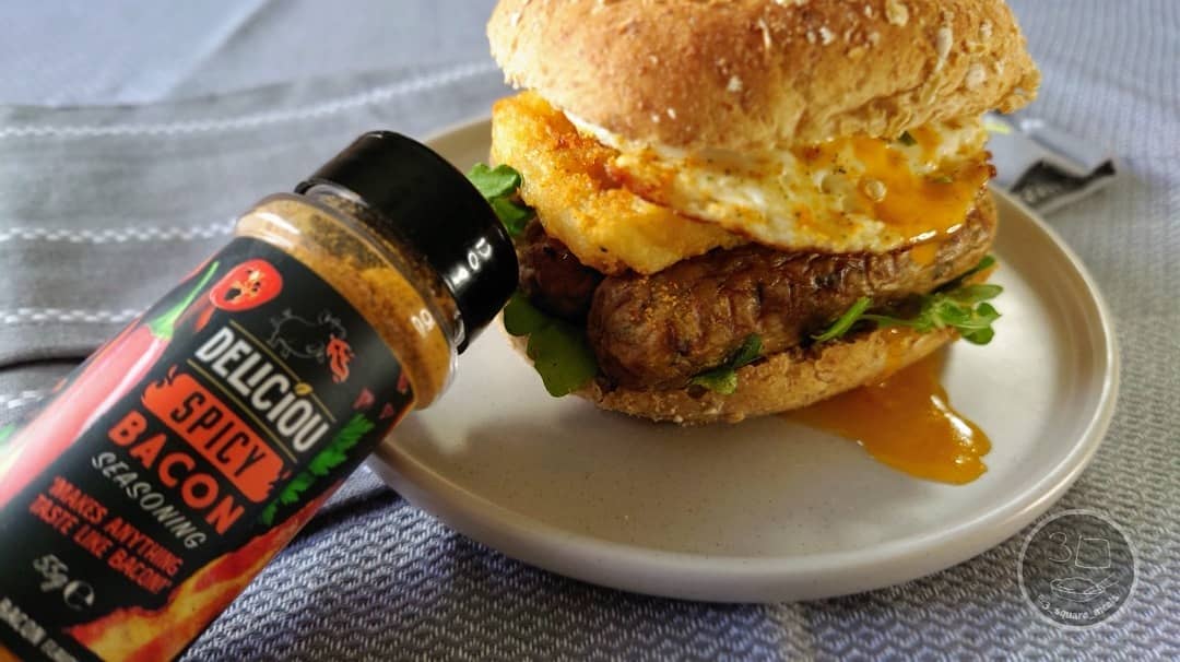 Sausage Hash Brown Egg Butty
