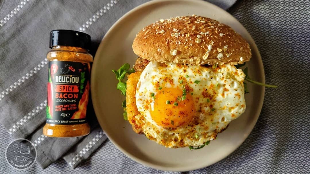 Sausage Hash Brown Egg Butty