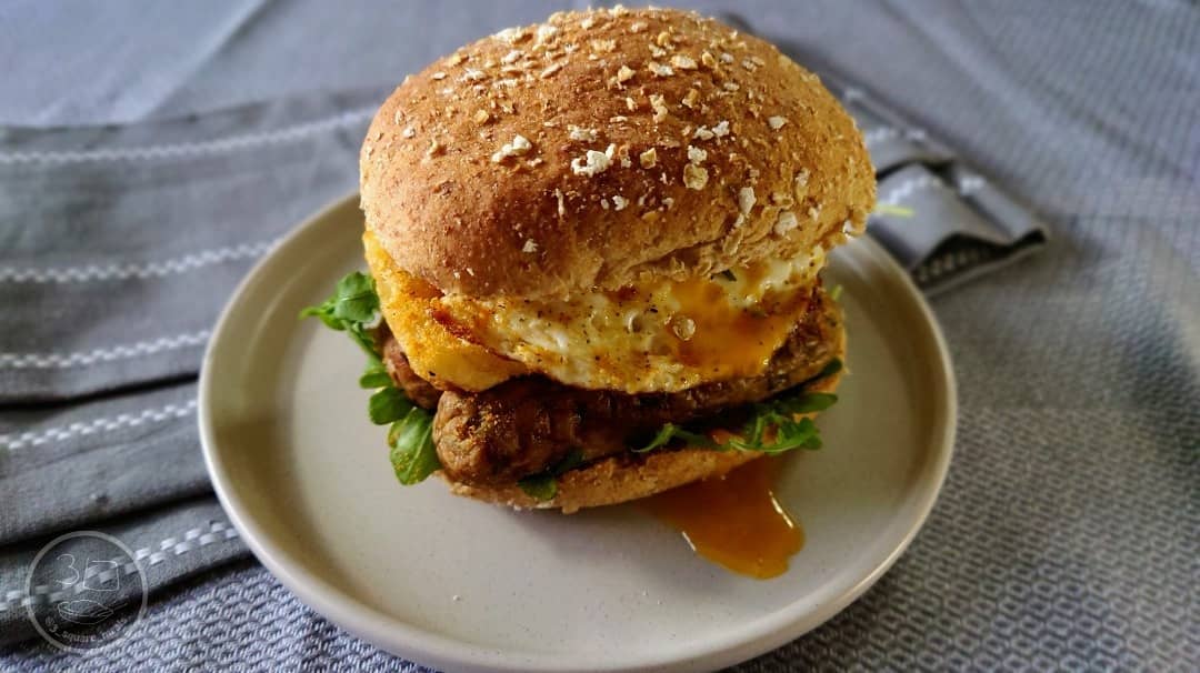 Sausage Hash Brown Egg Butty