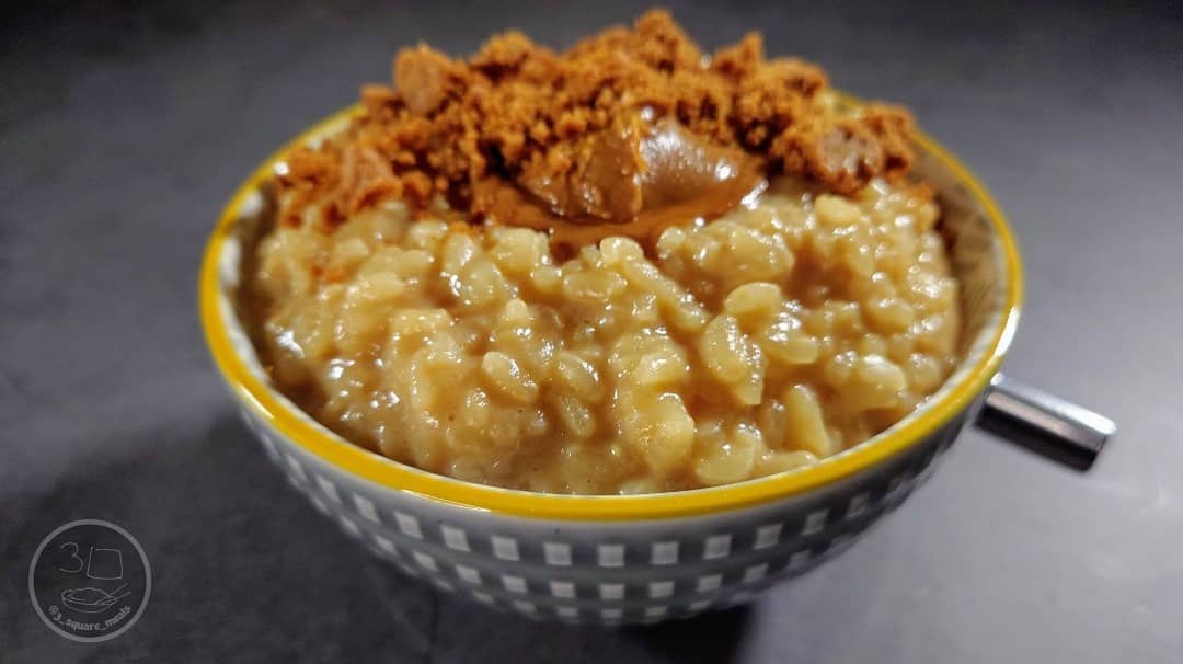 Creamy Biscoff Rice Pudding Dessert