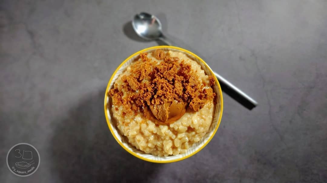Creamy Biscoff Rice Pudding Dessert
