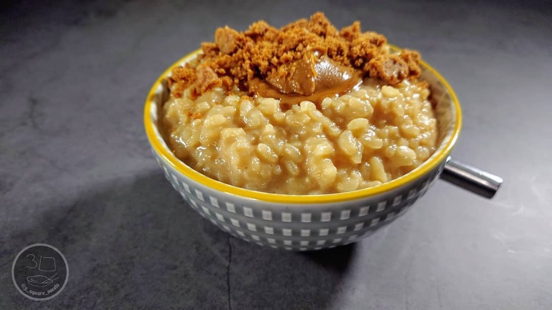 Creamy Biscoff Rice Pudding Dessert