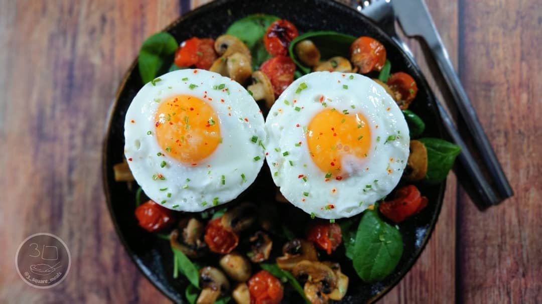 Vegetarian Maccy Style Breakfast Stack