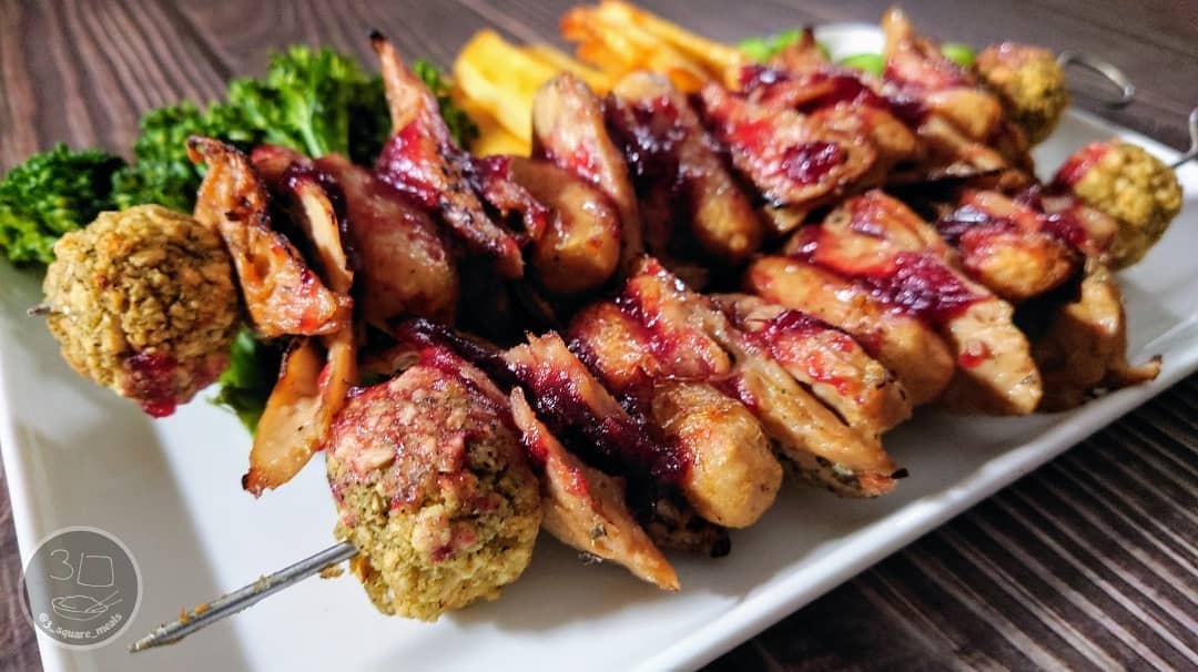 Festive Vegetarian Kebabs