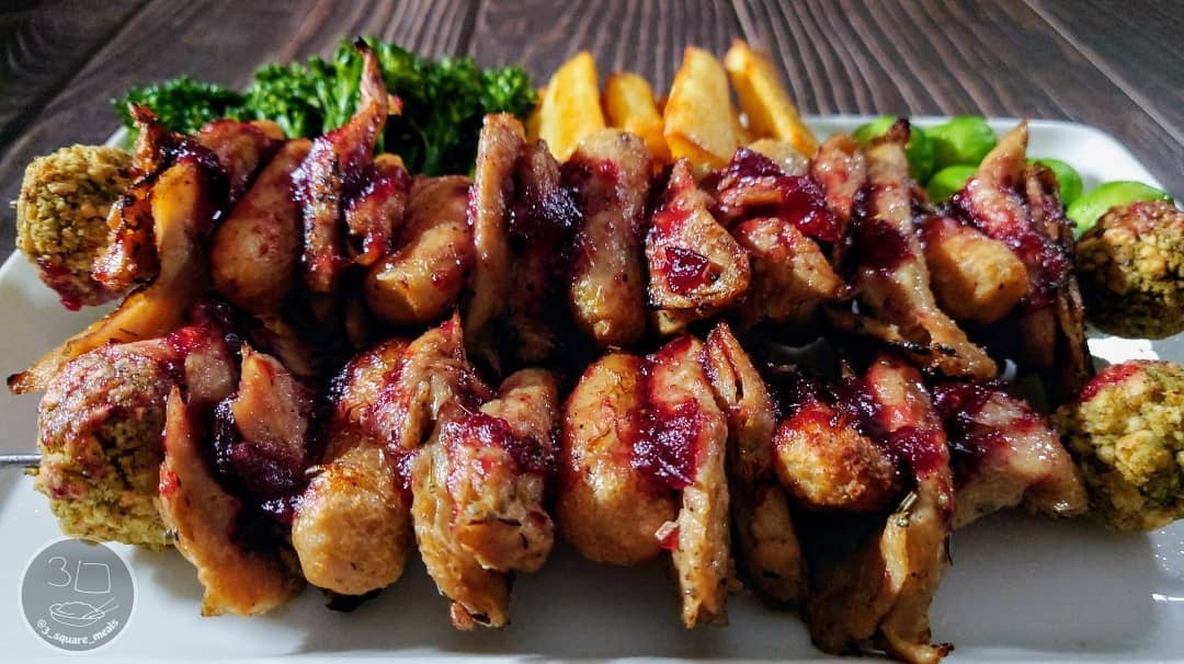 Festive Vegetarian Kebabs
