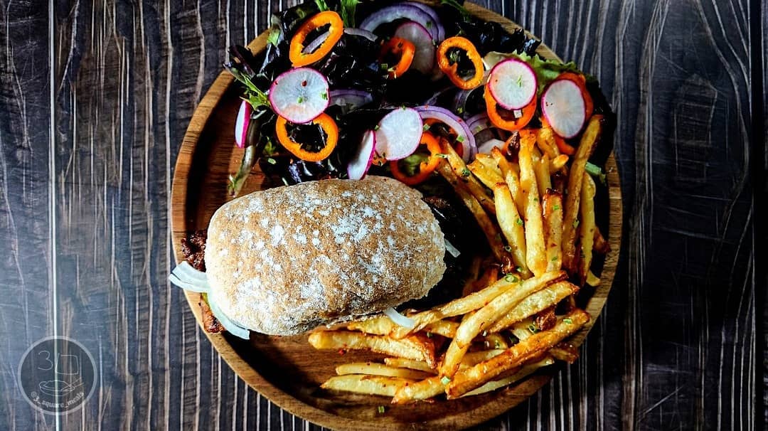 Vegetarian Mcrib Fakeaway Sandwich