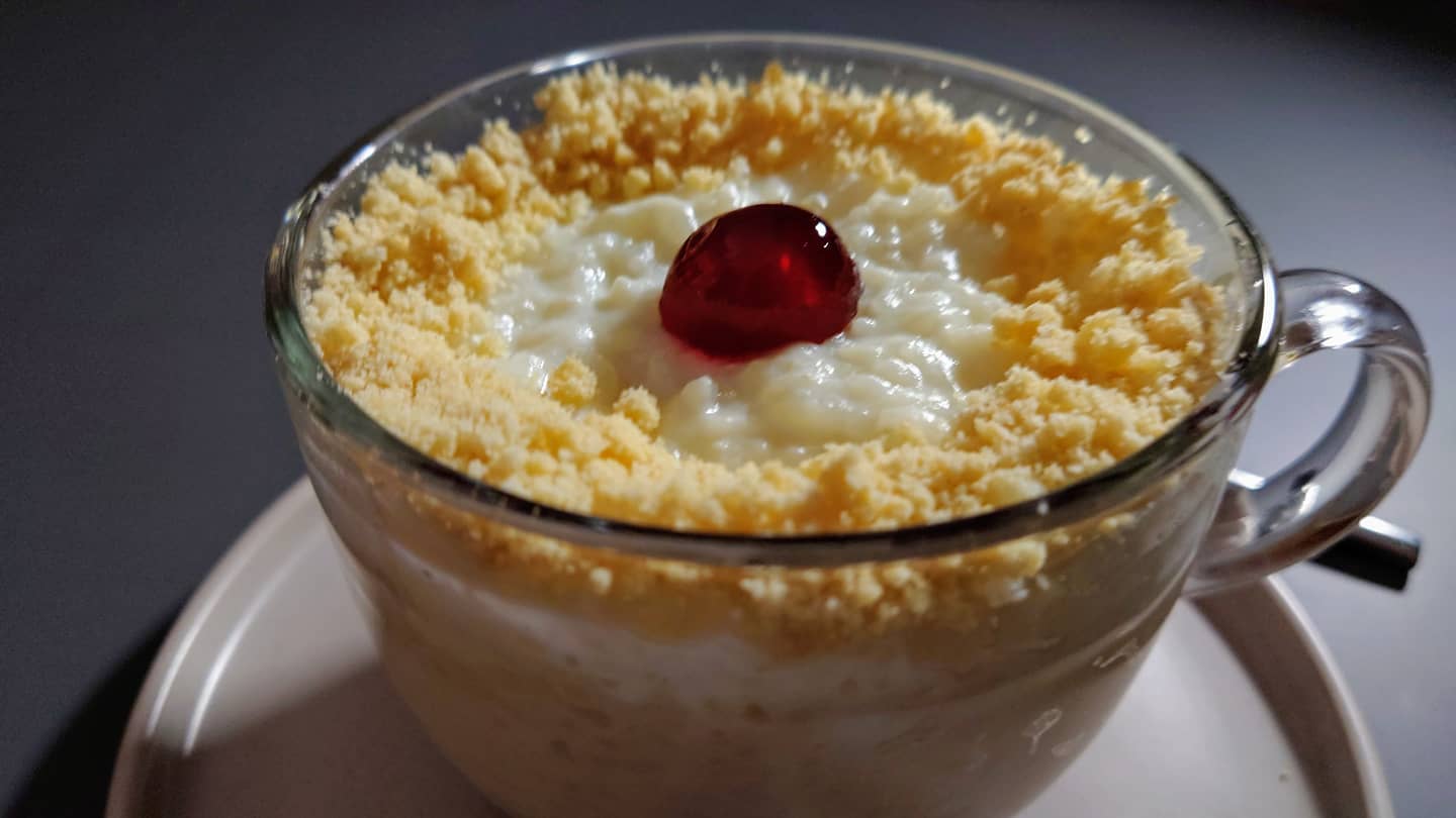 Cherry Bakewell Rice Pudding for Breakfast