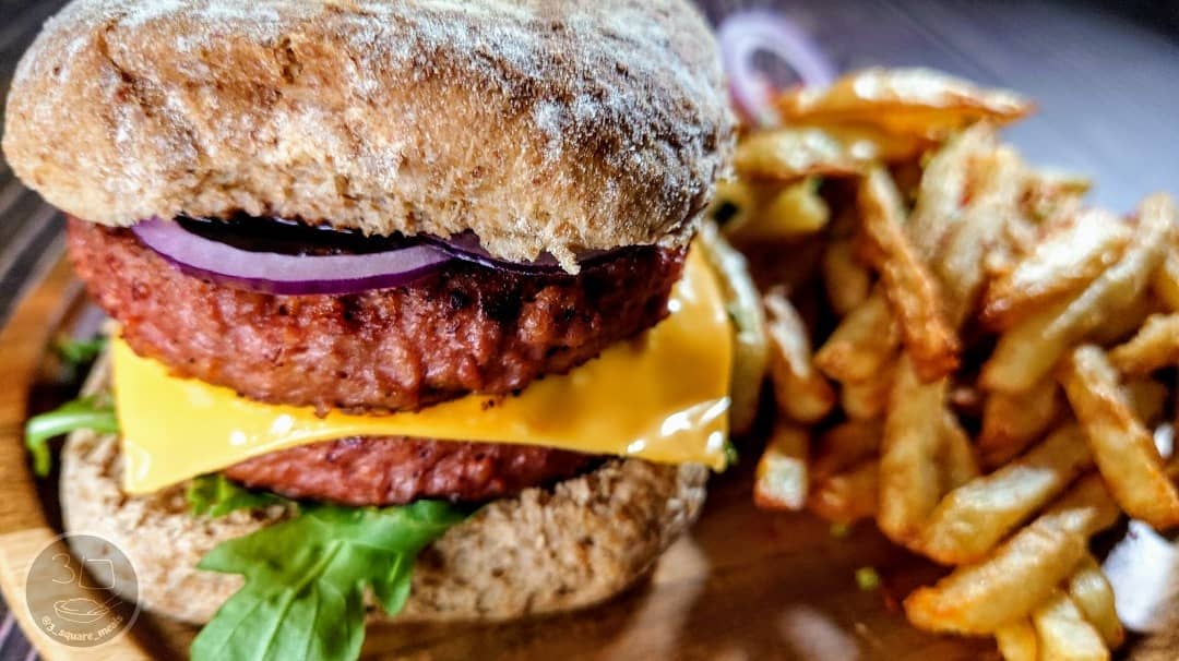 Beyond Meat Burger and Fries