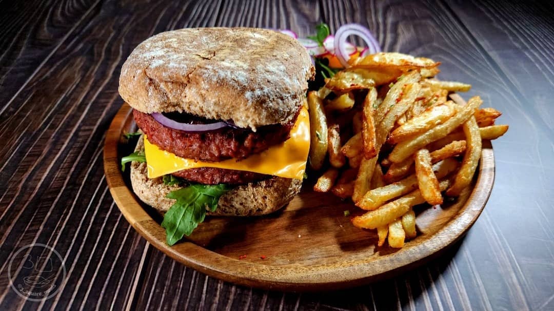 Beyond Meat Burger and Fries
