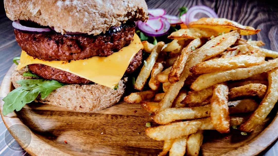 Beyond Meat Burger and Fries