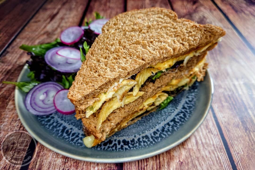 Easy Cheesy Omelette Sandwich