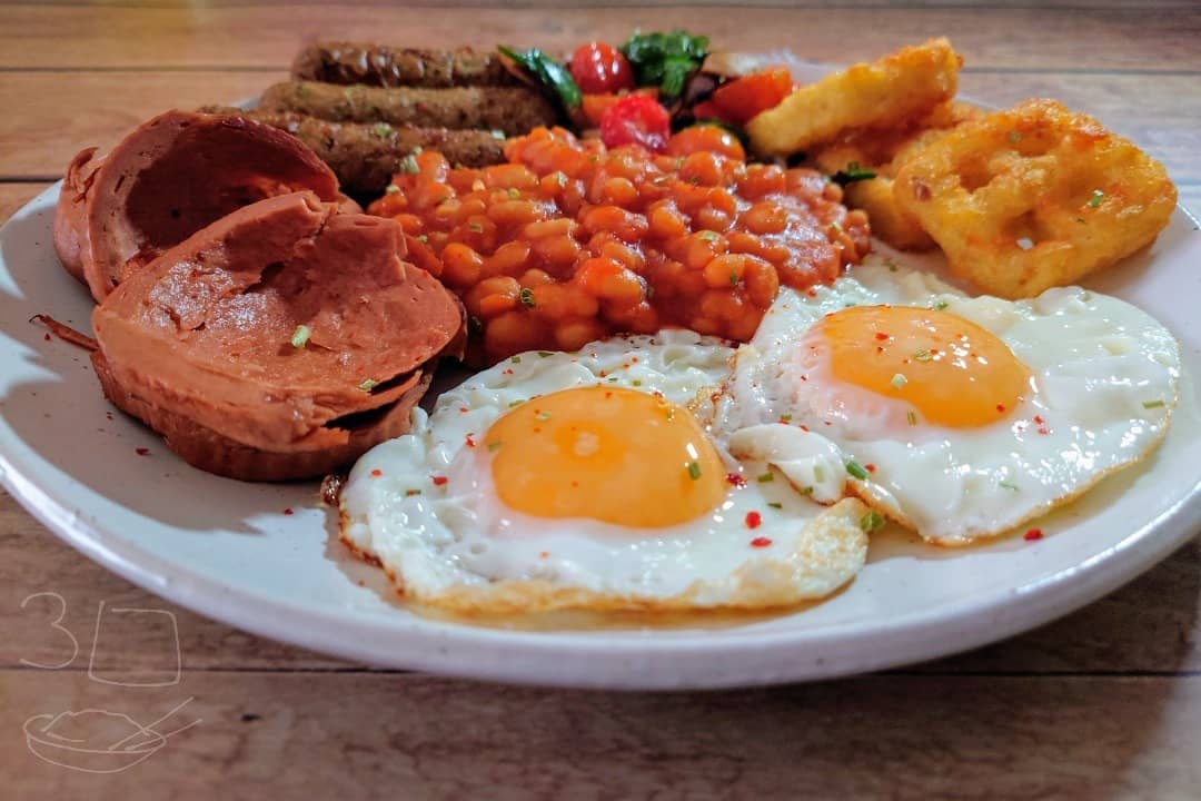 Big Vegetarian Breakfast Dish