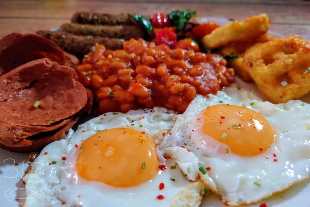 Big Vegetarian Breakfast Dish