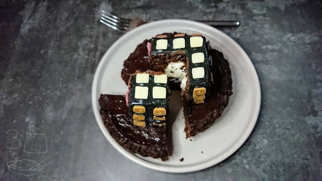 Chocolate Rubik's Cube Tart Creation
