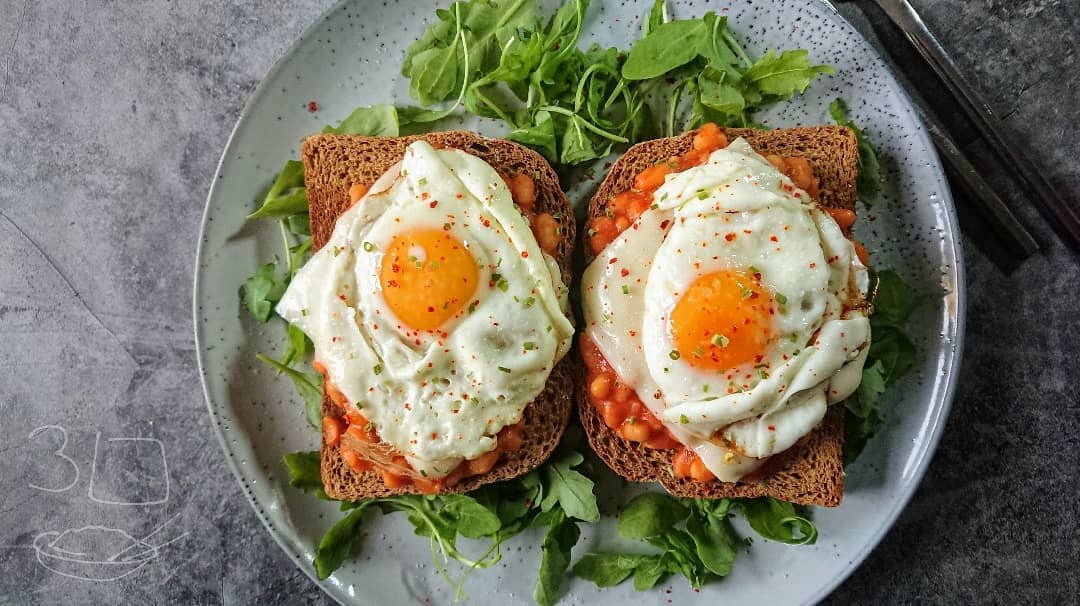 Eggs and Beans on Toast