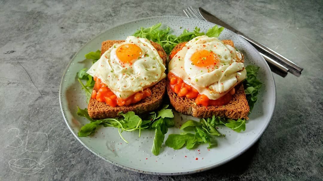 Eggs and Beans on Toast
