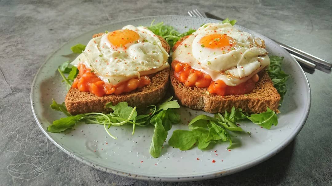 Eggs and Beans on Toast