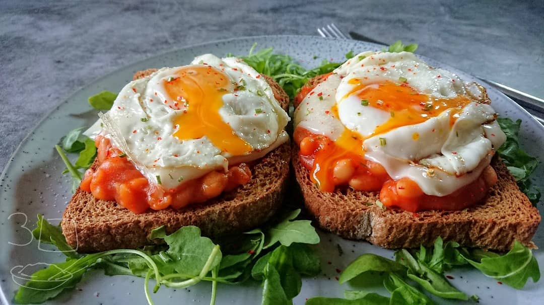 Eggs and Beans on Toast