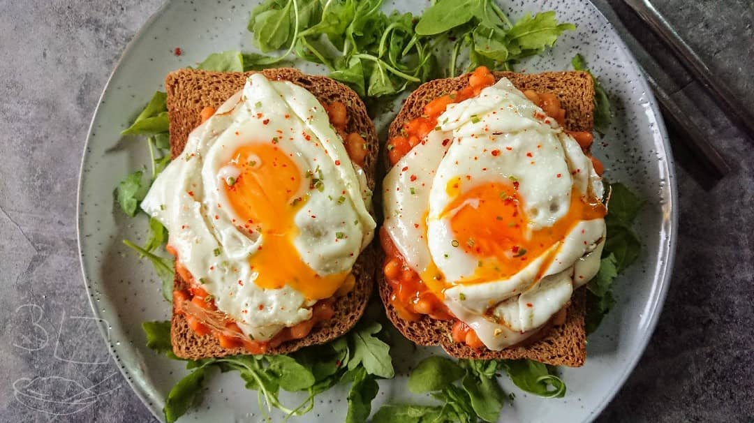 Eggs and Beans on Toast