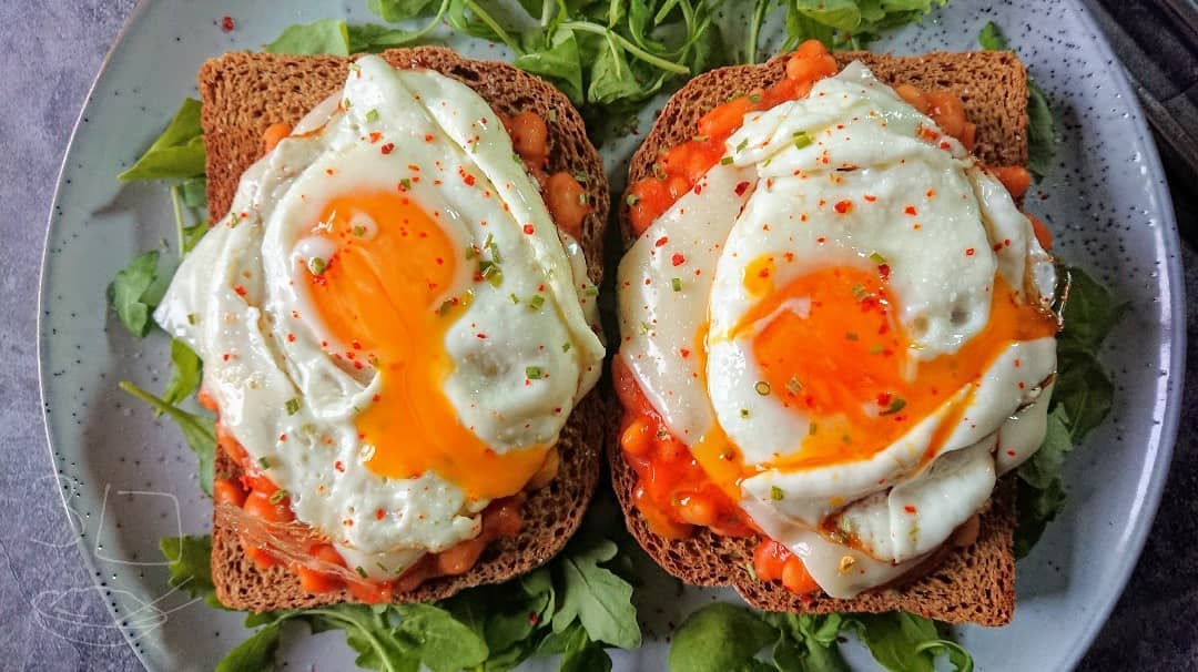 Eggs and Beans on Toast