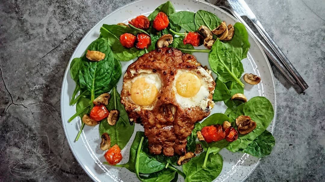 Halloween Themed Meat-Free Burger
