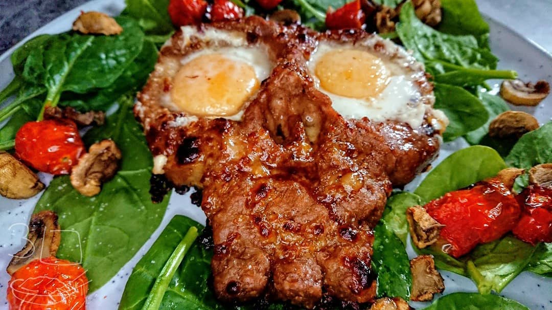 Halloween Themed Meat-Free Burger