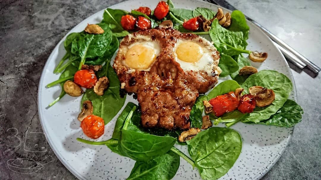 Halloween Themed Meat-Free Burger