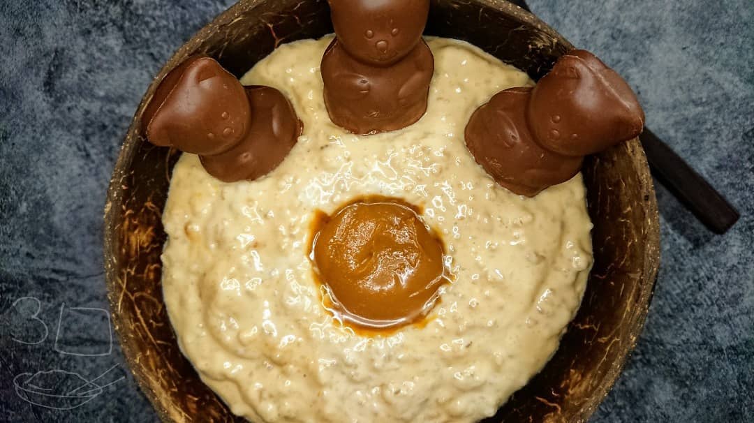 Goldilocks Inspired Caramel Porridge