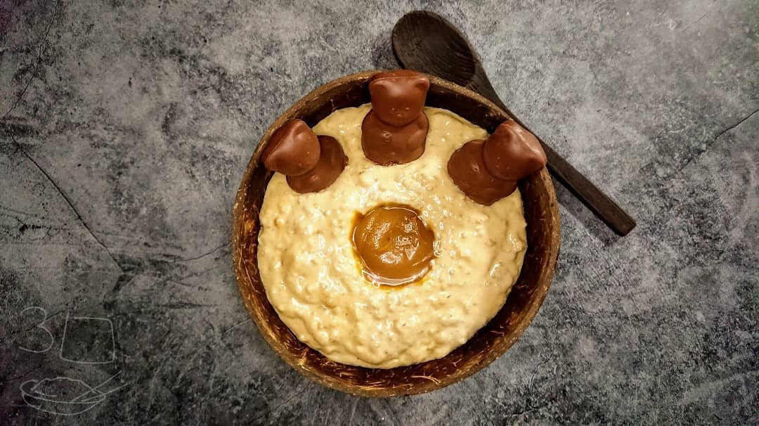 Goldilocks Inspired Caramel Porridge