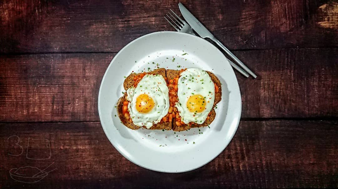 Eggs and Beans on Toast