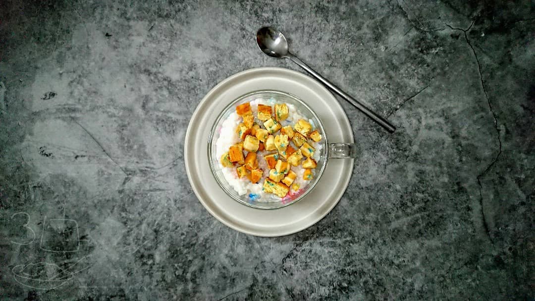 Birthday Cake Flavored Rice Pudding