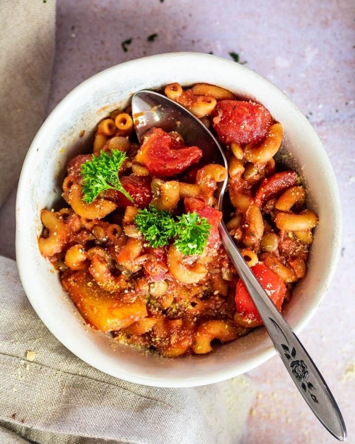 Simple Vegan American Goulash
