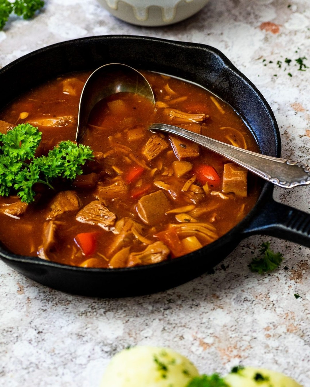 Hearty Vegan Jackfruit Goulash