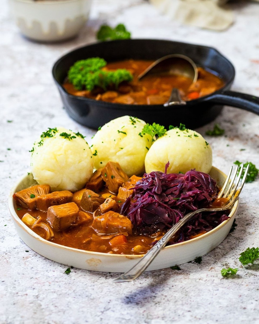 Hearty Vegan Jackfruit Goulash