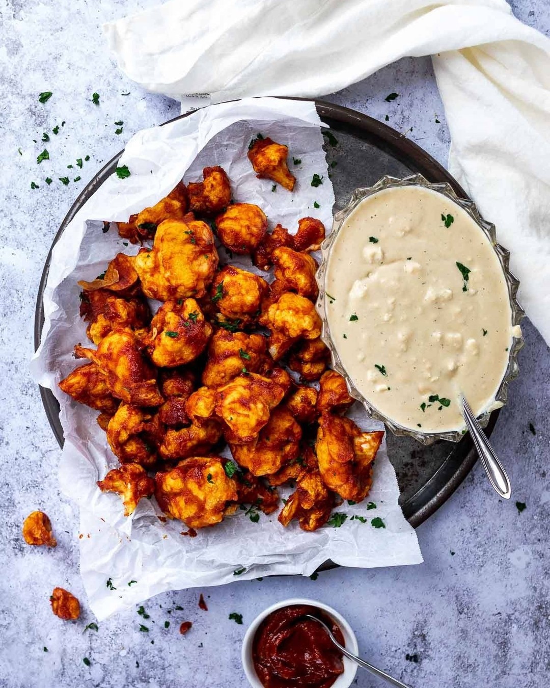 Vegan Bbq Cauliflower Wings