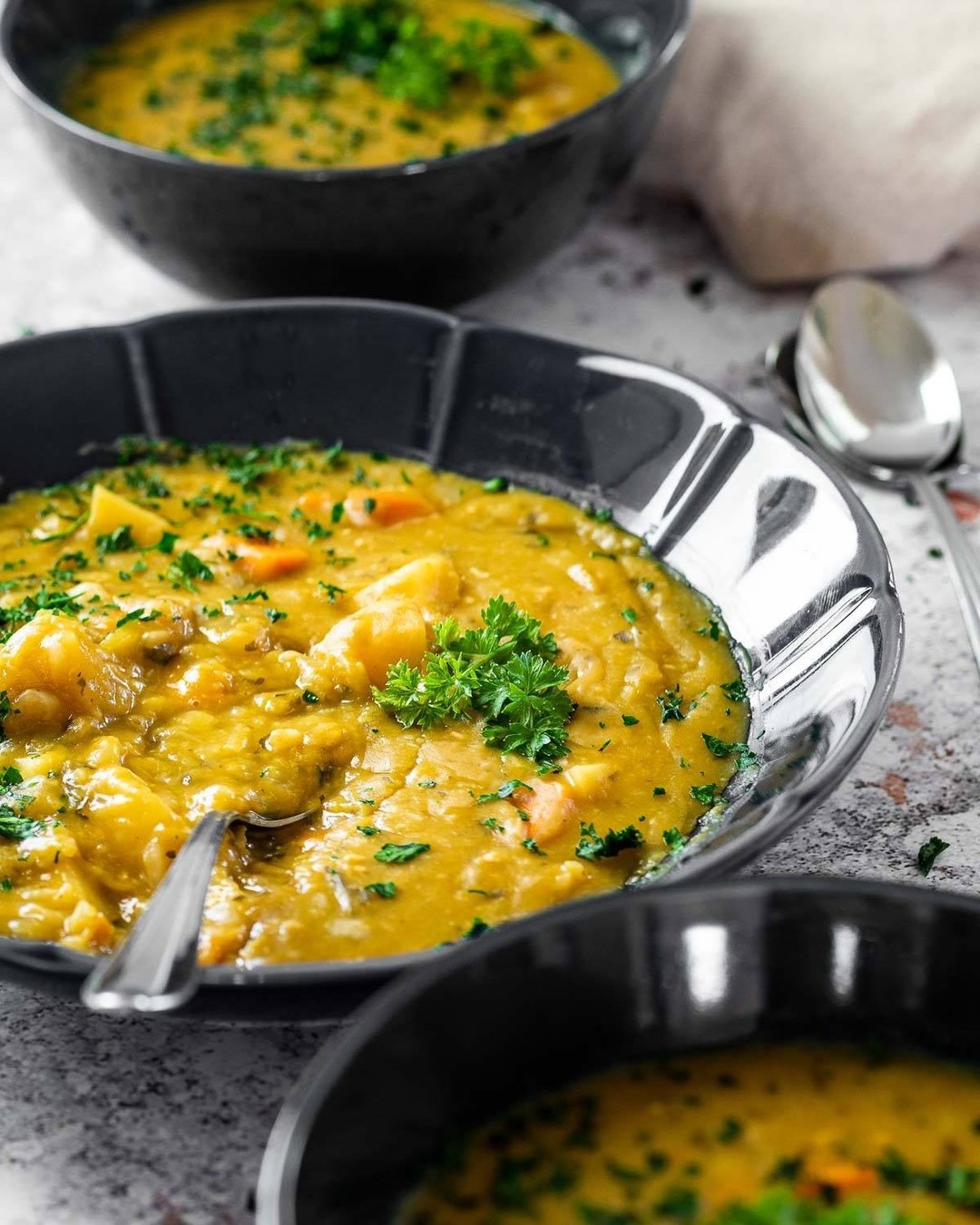 Hearty Vegan Split Pea Soup