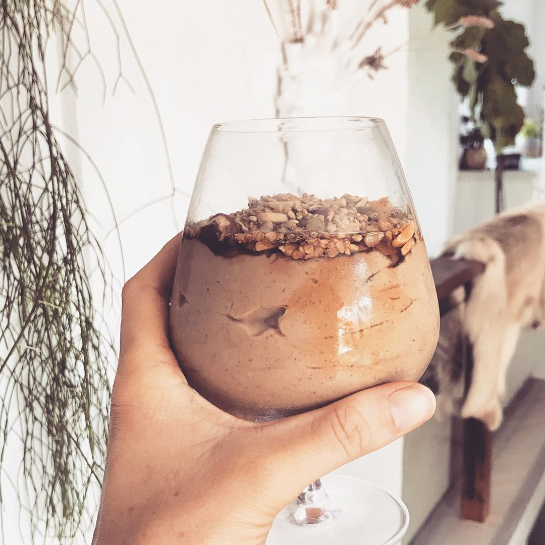 Breakfast Mousse with Banana and Avocado