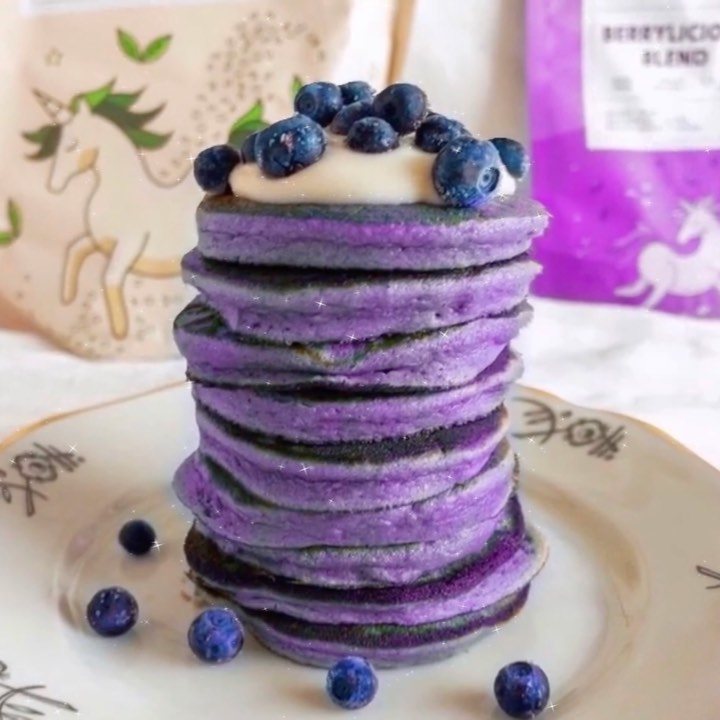 Berrylicious Hemp Protein Pancakes