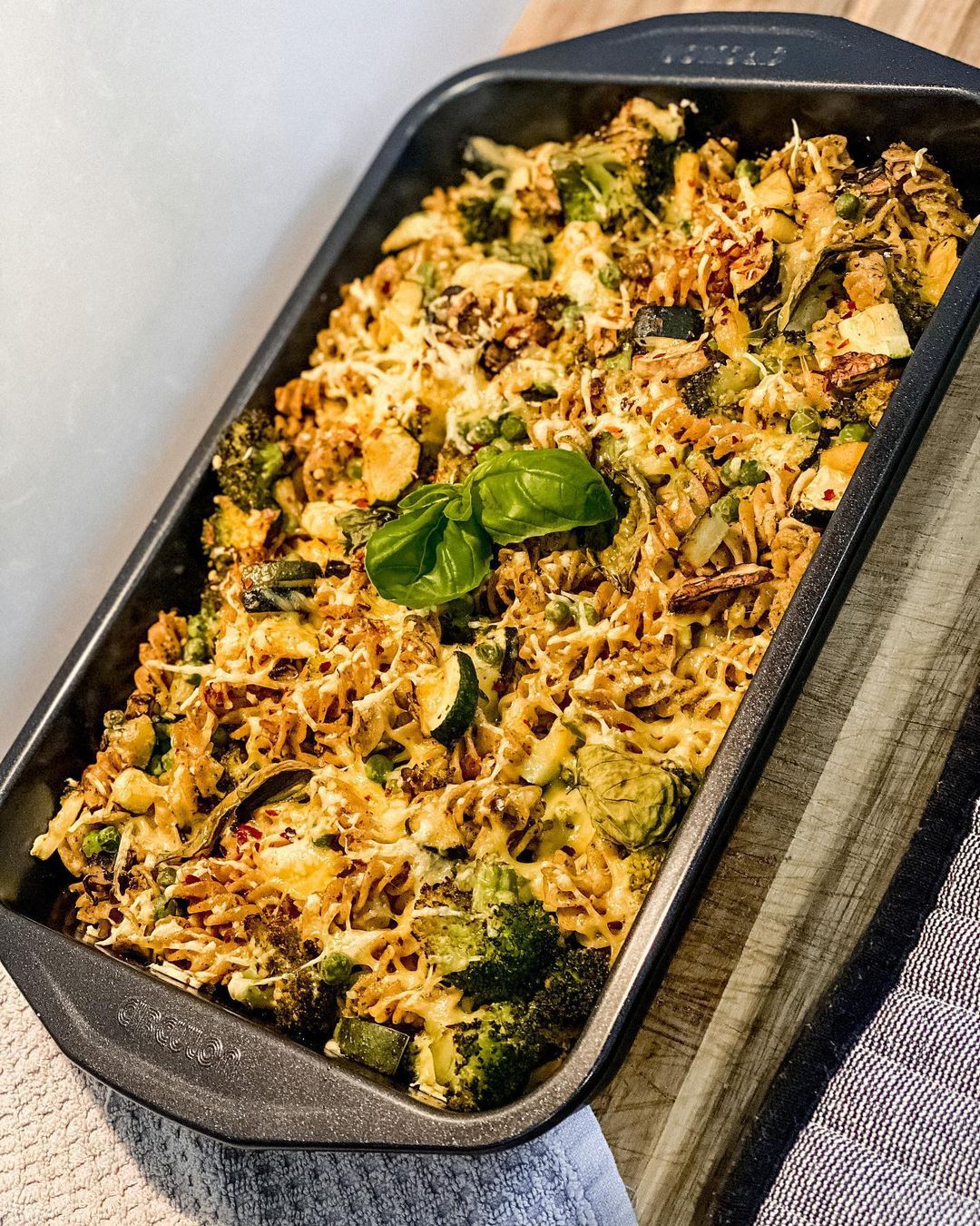 Vegan Pesto Pasta Bake