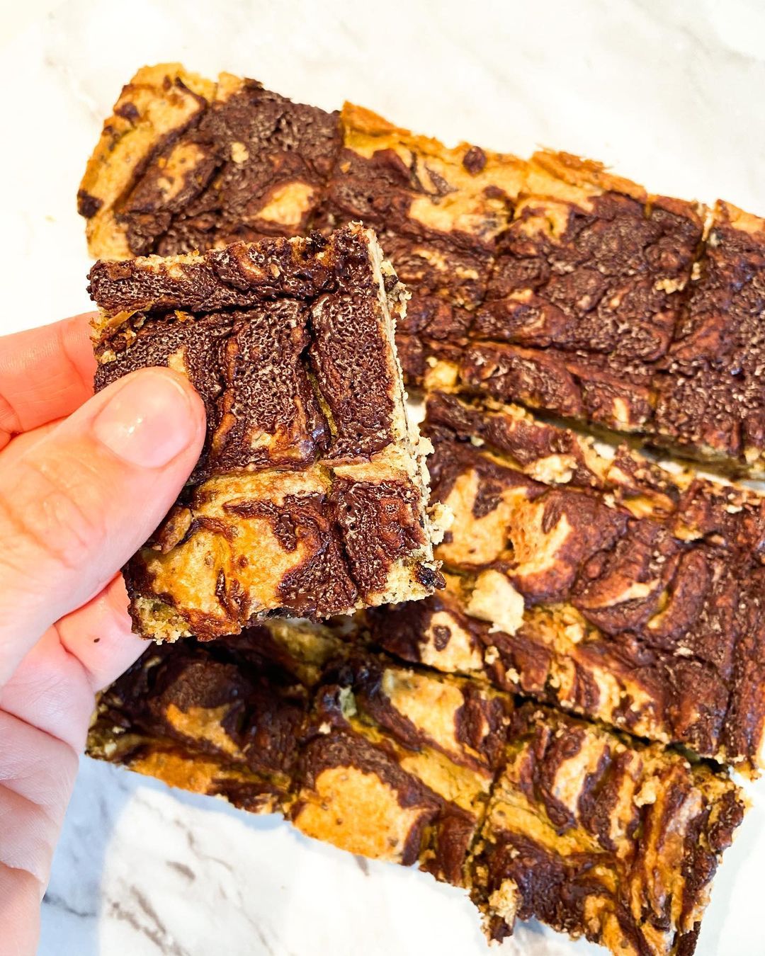 Plant-Based Blondies with Chickpeas
