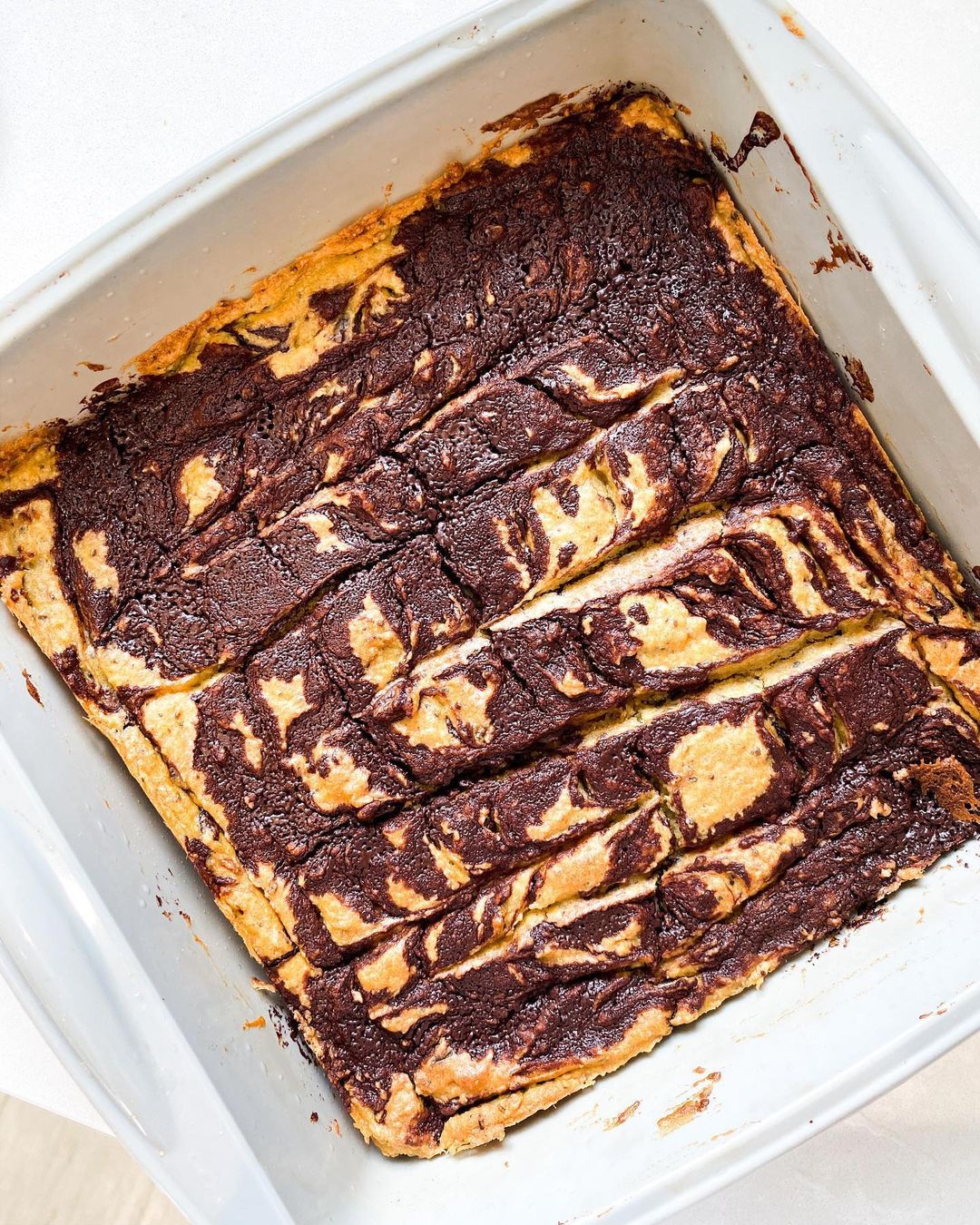 Plant-Based Blondies with Chickpeas