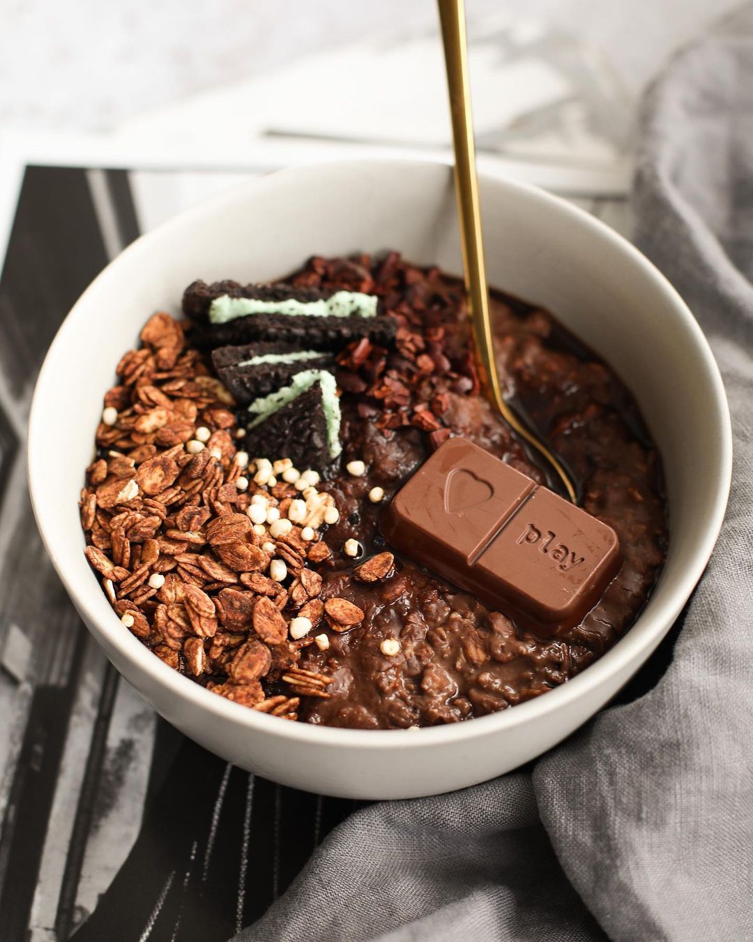 Mint Chocolate Crunch Oats