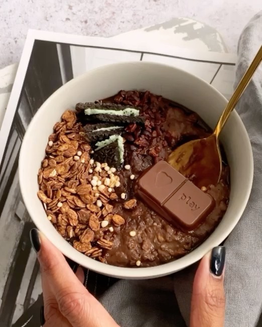 Mint Chocolate Crunch Oats
