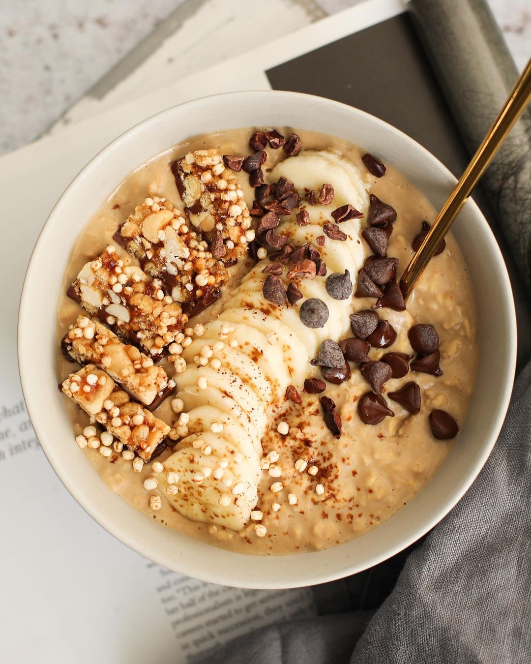 Coffee Toffee Oats Breakfast
