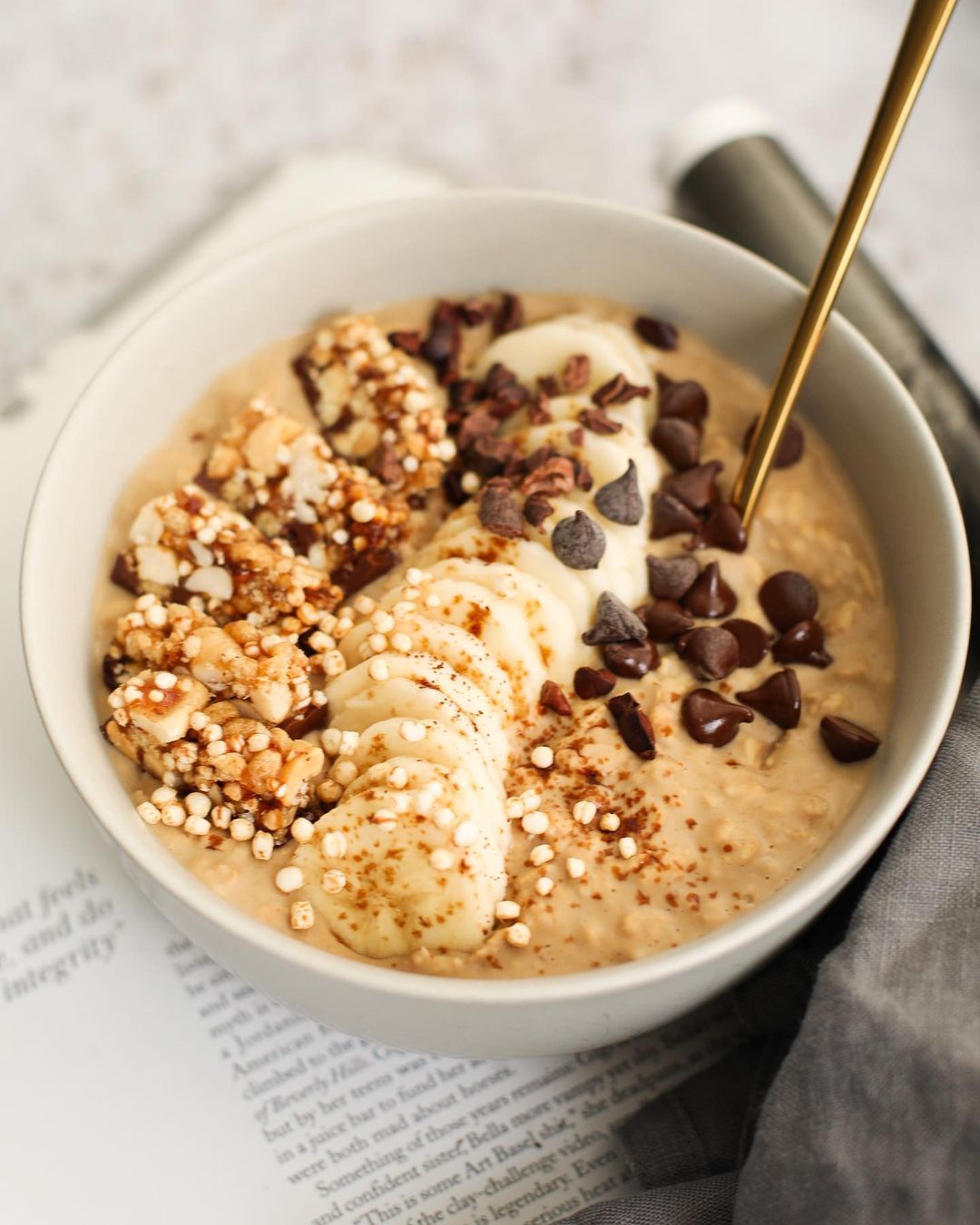 Coffee Toffee Oats Breakfast