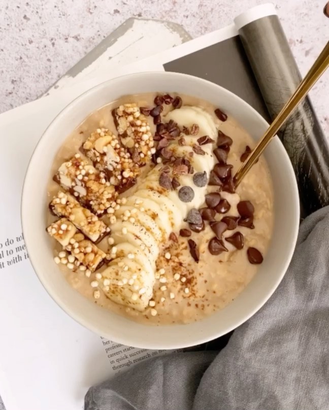 Coffee Toffee Oats Breakfast