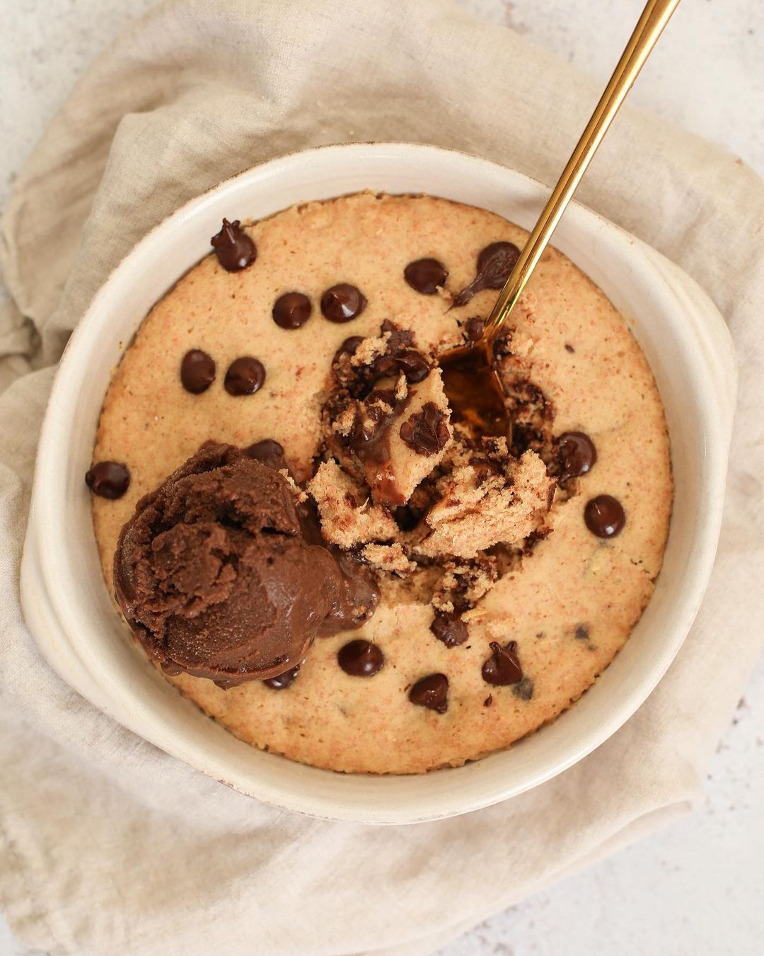 One Minute Microwave Cookie
