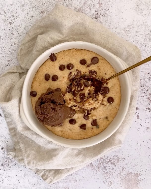 One Minute Microwave Cookie