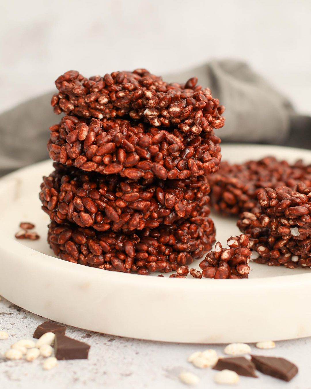 Three-Ingredient Chocolate Rice Cakes