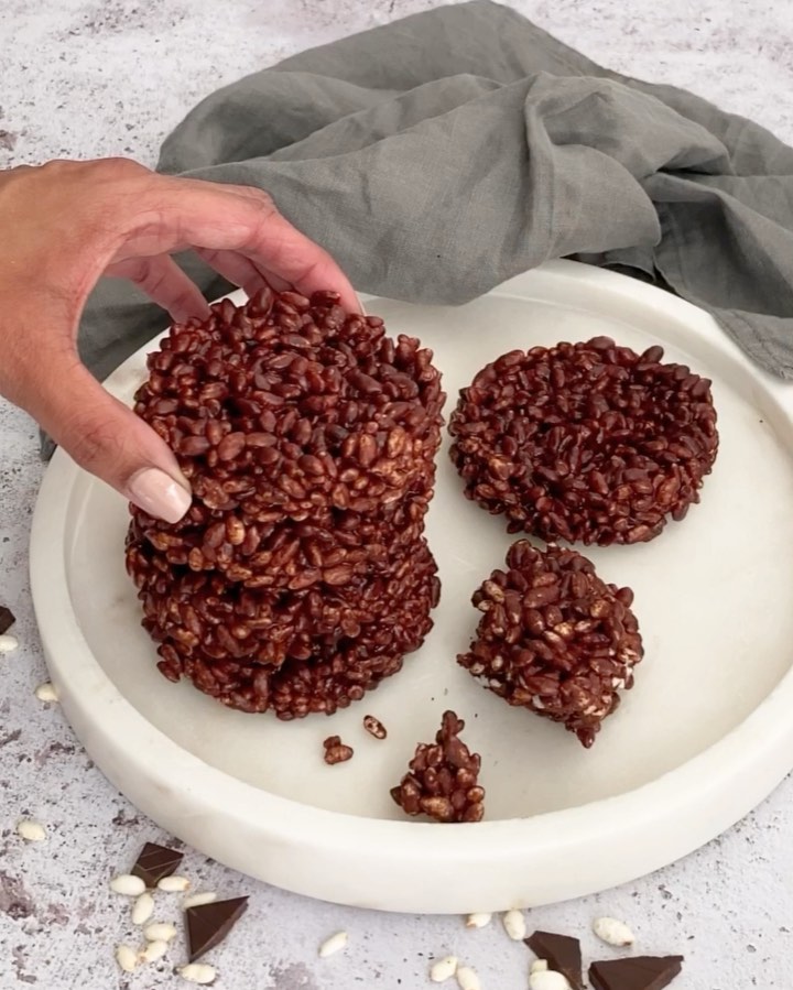 Three-Ingredient Chocolate Rice Cakes
